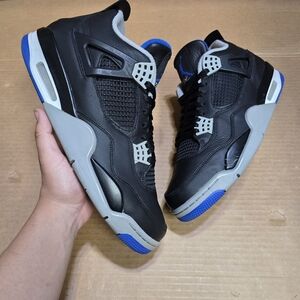 Jordan Men’s Black and Royal Blue Athletic Shoes